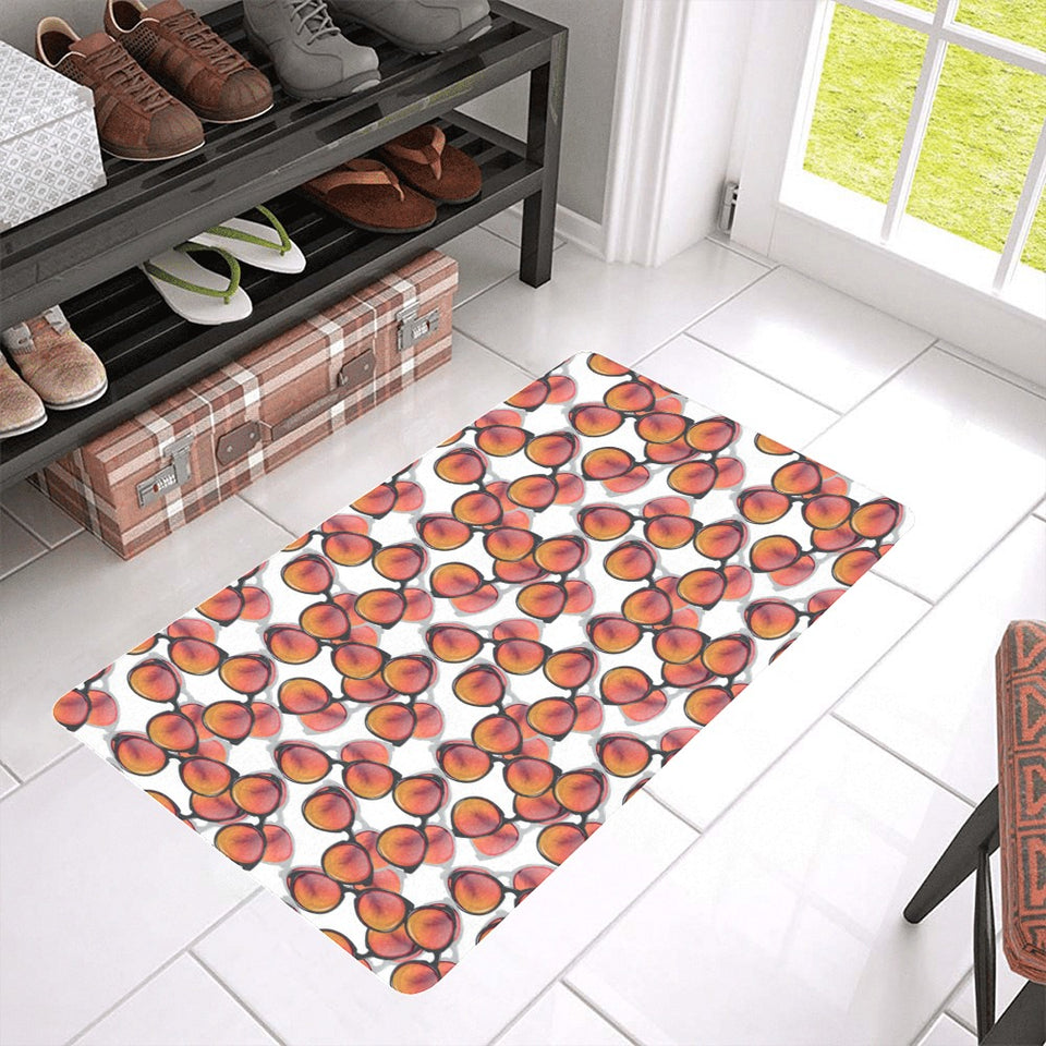 Sun Glasses Pattern Print Design 01 Doormat