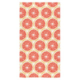 Sliced Grapefruit Pattern Bath Towel