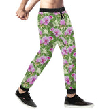 Orchid Leaves Pattern Unisex Casual Sweatpants