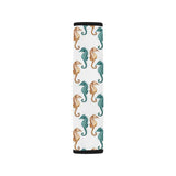 Seahorse Pattern Background Car Seat Belt Cover