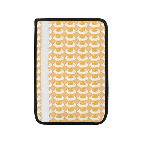 Fried Eggs Pattern Print Design 04 Car Seat Belt Cover