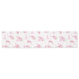 Eiffel Tower Pink Theme Pattern Print Design 05 Table Runner