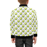 Tennis Pattern Print Design 05 Kids' Boys' Girls' Bomber Jacket