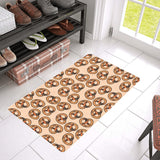 Pretzels Pattern Print Design 02 Doormat