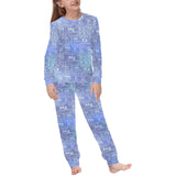 Chemistry Periodic Table Pattern Print Design 02 Kids' Boys' Girls' All Over Print Pajama Set