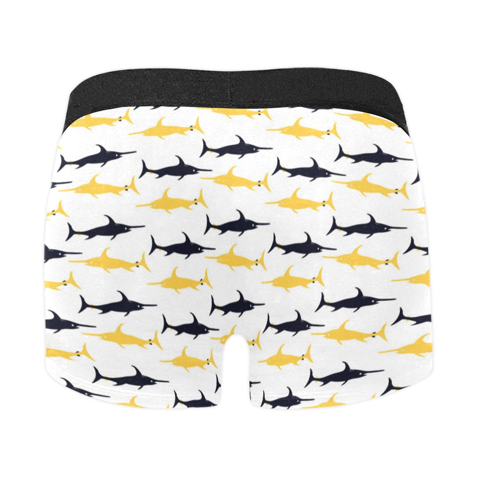 Swordfish Pattern Print Design 05 Men's All Over Print Boxer Briefs Men's Underwear