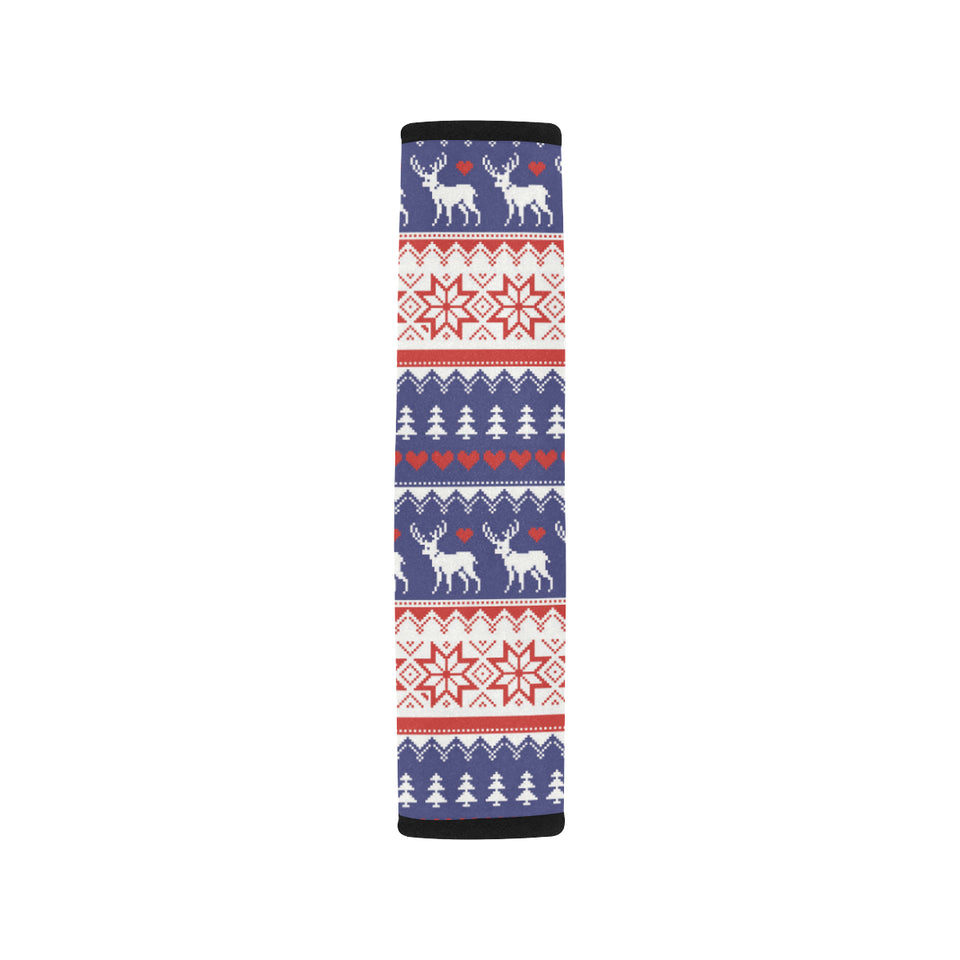 Deer Sweater Printed Pattern Car Seat Belt Cover