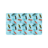 Surfboard Pattern Print Design 03 Doormat