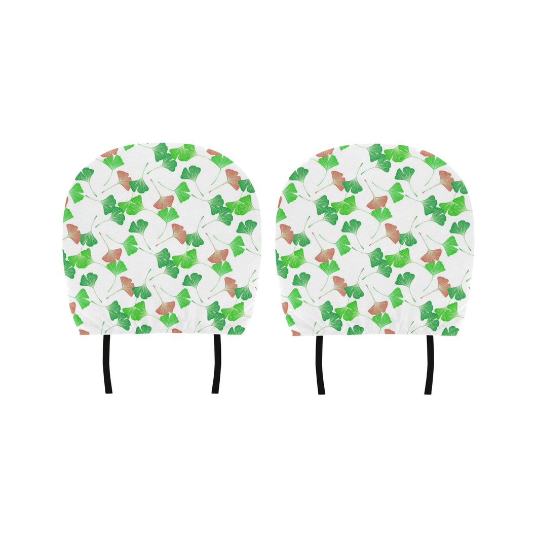 Ginkgo Pattern Car Headrest Cover