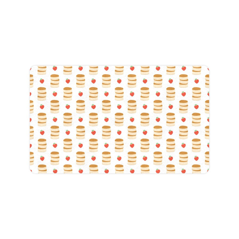 Pancake Pattern Print Design 02 Doormat