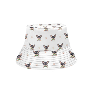 Cute Chihuahua Paw Pattern Unisex Bucket Hat