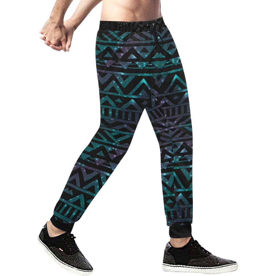 Space Tribal Galaxy Pattern Unisex Casual Sweatpants