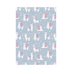 Llama Chirstmas Pattern House Flag Garden Flag