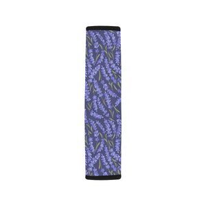 Lavender Theme Pattern Car Seat Belt Cover