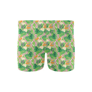 Pelican Pattern Print Design 05 Men's Swimming Trunks