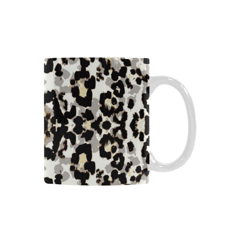 Leopard Skin Pattern Classical White Mug (FulFilled In US)