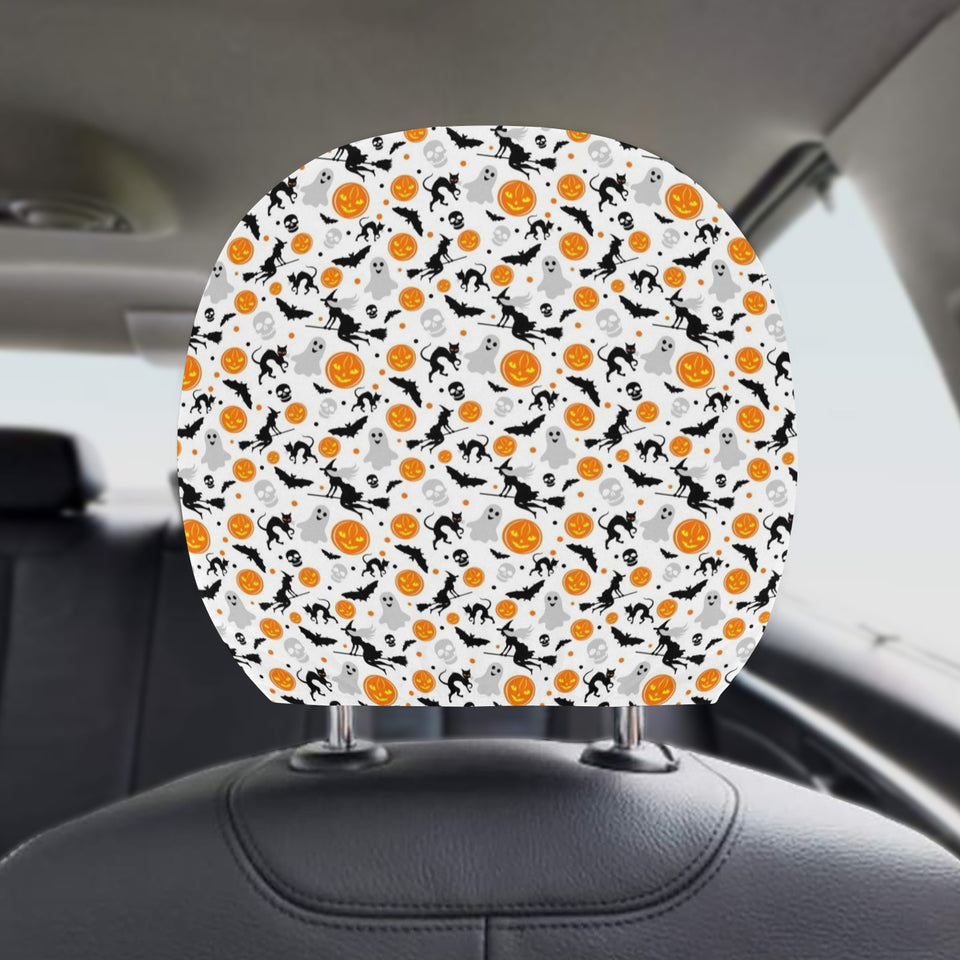 Halloween Pattern Car Headrest Cover