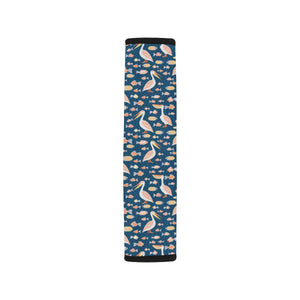 Pelican Pattern Print Design 01 Car Seat Belt Cover