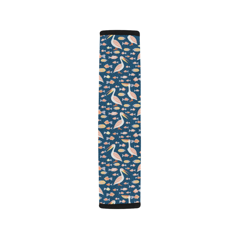 Pelican Pattern Print Design 01 Car Seat Belt Cover