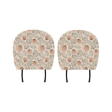 Shell Pattern Background Car Headrest Cover