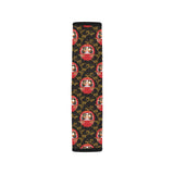 Daruma Bamboo Pattern Car Seat Belt Cover