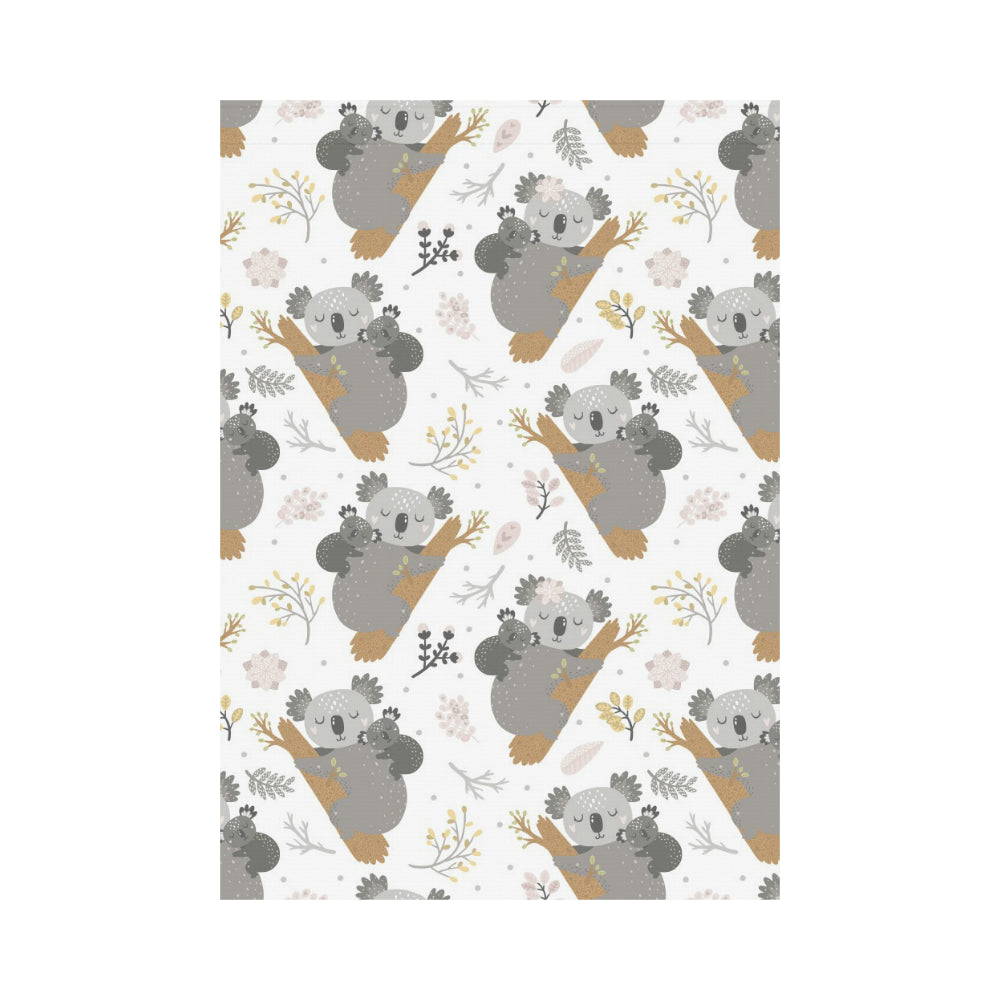 Koala Mom and Baby Pattern House Flag Garden Flag