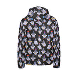 Pigeon Pattern Print Design 04 Kids' Boys' Girls' Padded Hooded Jacket