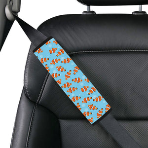 Clown Fish Pattern Print Design 05 Car Seat Belt Cover
