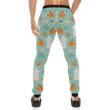 Windmill Pattern Theme Unisex Casual Sweatpants