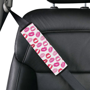 Lips Pattern Print Design 05 Car Seat Belt Cover