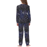 Math Pattern Print Design 02 Kids' Boys' Girls' All Over Print Pajama Set