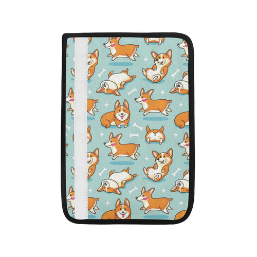 Cute Corgi Pattern Car Seat Belt Cover