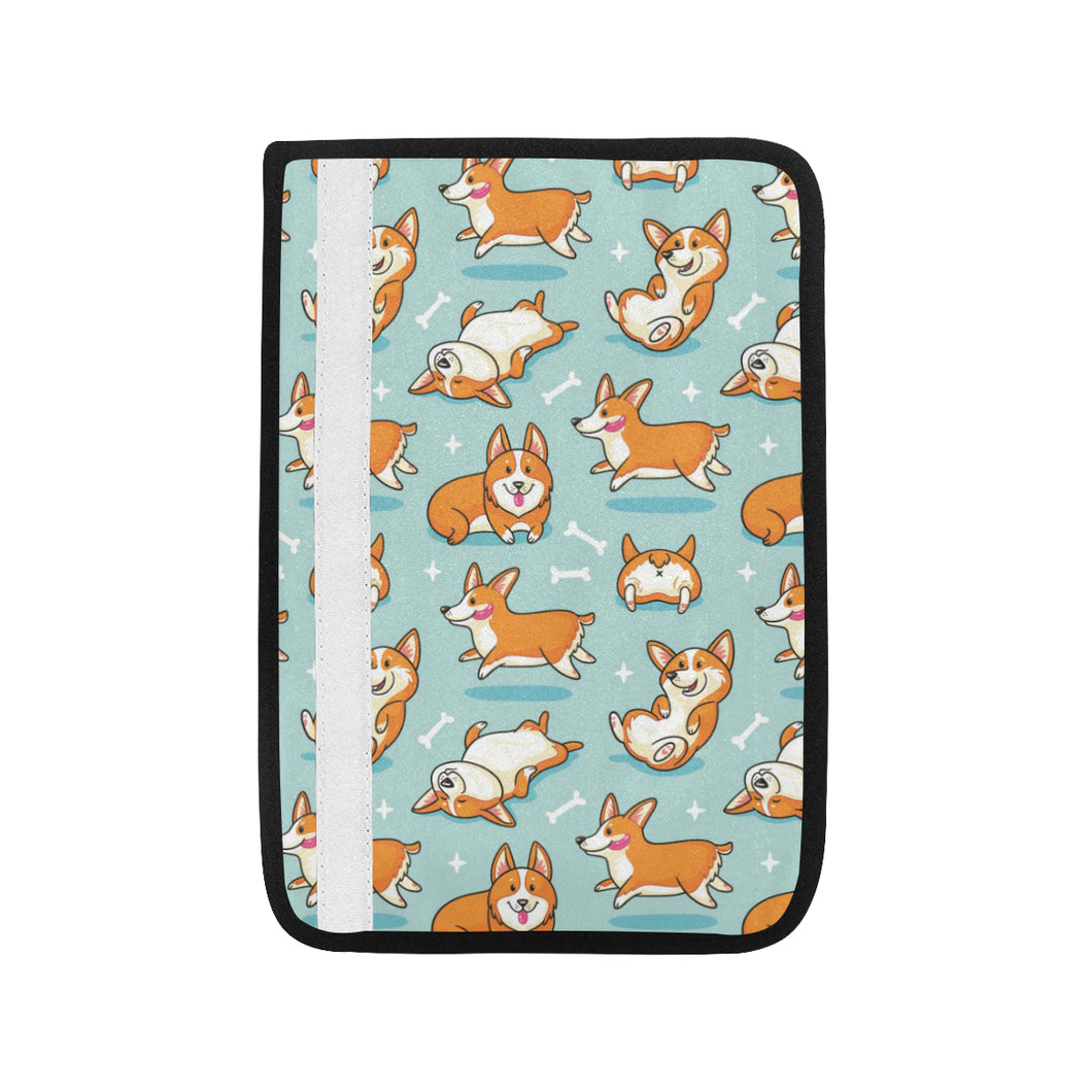 Cute Corgi Pattern Car Seat Belt Cover