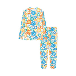 Gear Pattern Print Design 04 Kids' Boys' Girls' All Over Print Pajama Set