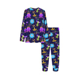 Alien Pattern Print Design 01 Kids' Boys' Girls' All Over Print Pajama Set