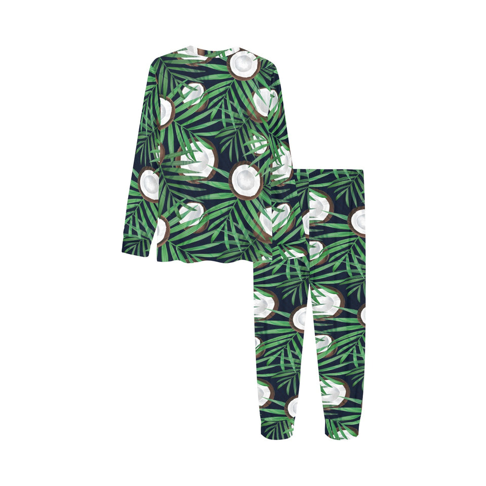 Coconut Pattern Print Design 01 Kids' Boys' Girls' All Over Print Pajama Set