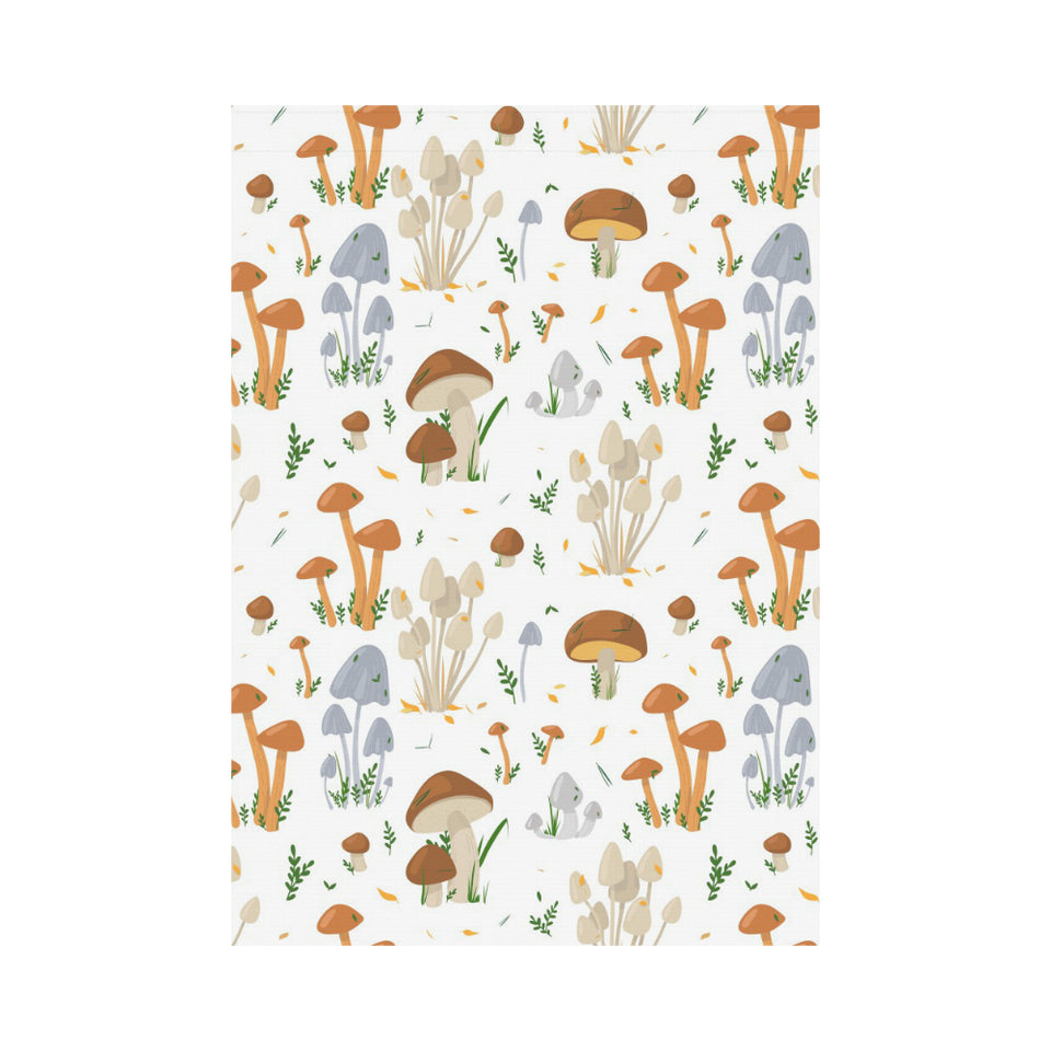 Mushroom Pattern Theme House Flag Garden Flag