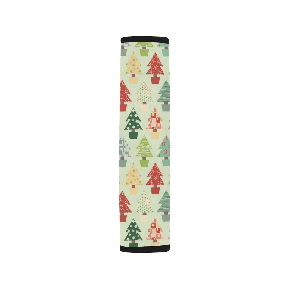 Christmas Tree Pattern Backgroind Car Seat Belt Cover