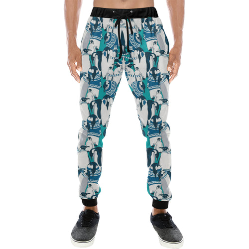 Penguin Pattern Unisex Casual Sweatpants