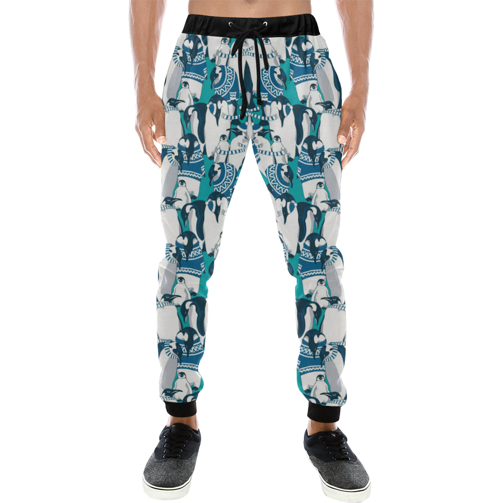 Penguin Pattern Unisex Casual Sweatpants