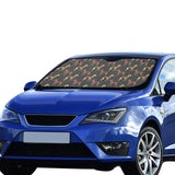 Greyhound Pattern Print Design 01 Car Sun Shade