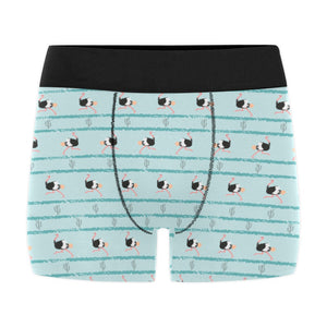 Ostrich Pattern Print Design 04 Men's All Over Print Boxer Briefs Men's Underwear