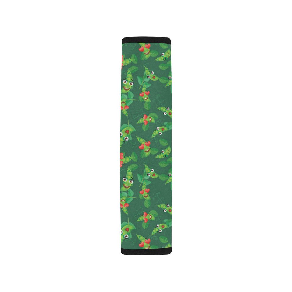 Green Peas Pattern Print Design 05 Car Seat Belt Cover