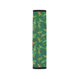 Green Peas Pattern Print Design 05 Car Seat Belt Cover