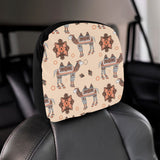 Camel Tribal Pattern Car Headrest Cover