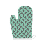 Piano Pattern Print Design 04 Heat Resistant Oven Mitts