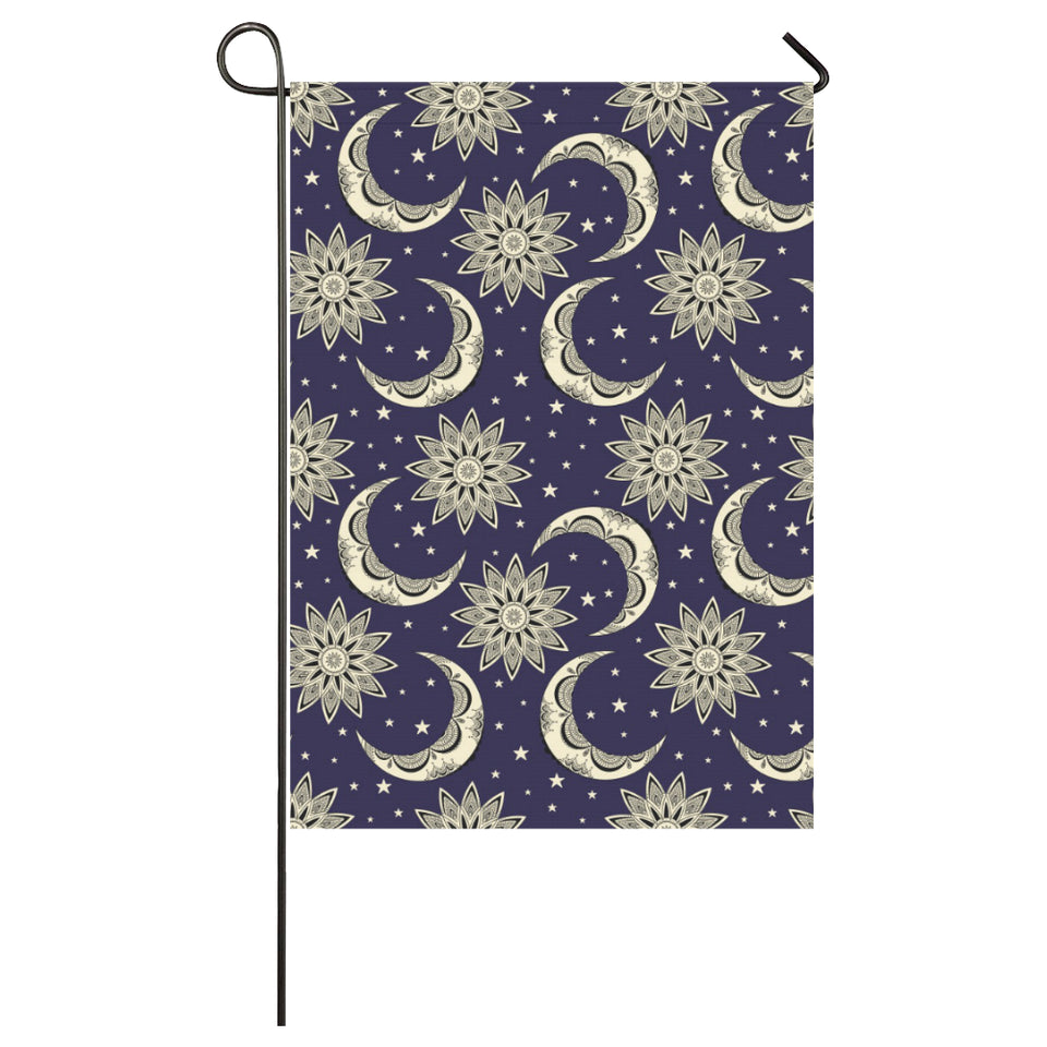 Moon Tribal Pattern House Flag Garden Flag