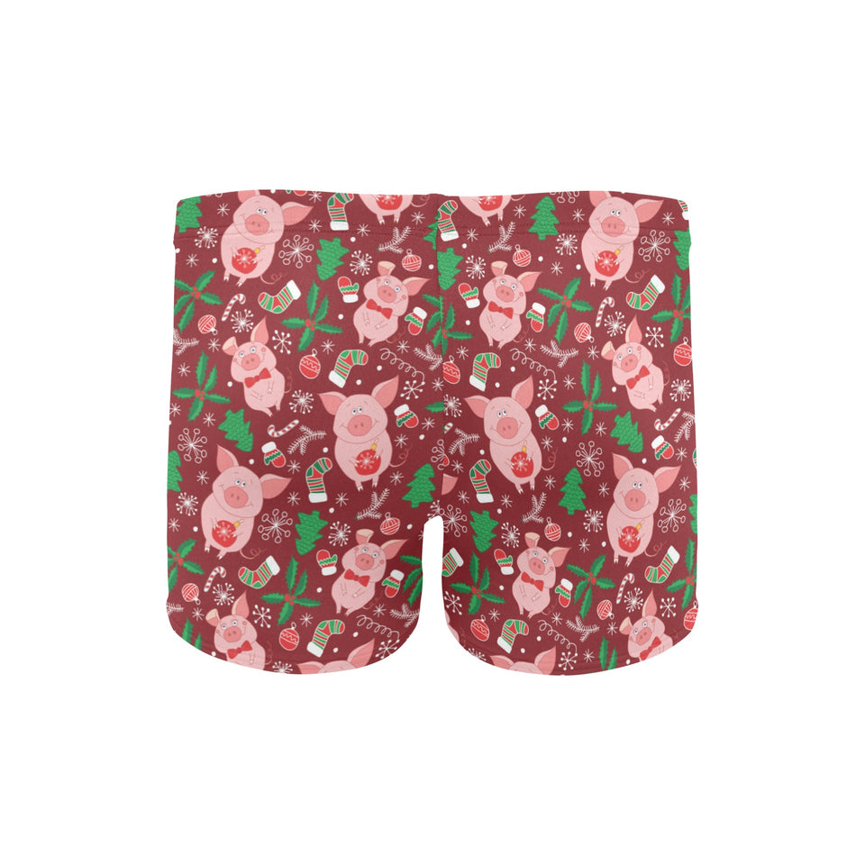 Pig Pattern Print Design 01 Men's Swimming Trunks