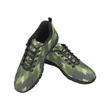 Christmas Tree Camo Pattern Men's Sneakers Black