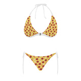 Pizza Salami Mushroom Texture Pattern Sexy Bikinis Two-Pieces Swimsuits